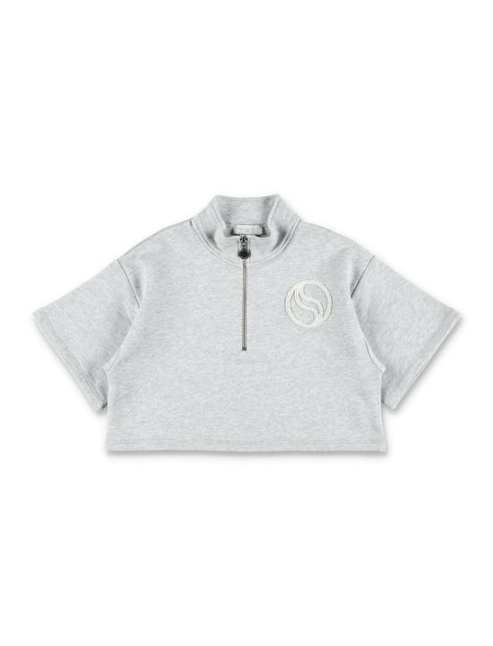  [키즈] 스텔라 맥카트니 쇼츠/버뮤다 스텔라 매카트니 아동용 상의 및 반바지 세트 (회색) - STELLA MCCARTNEY