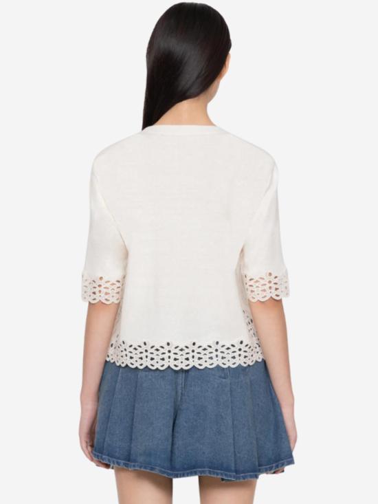  씨뉴욕 스웨터 씨 니 레일라 크림색 - SEA NY