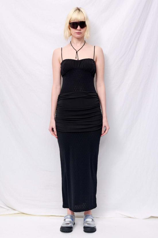  Woodrose Deli 롱 원피스 우드로즈 델리 블랙 타히티 드레스