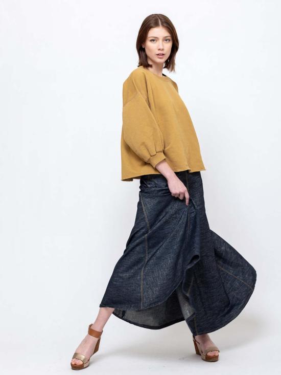  수잔 보머 롱 스커트 수잔느 보머 플랩 포켓 - SUSANNE BOMMER