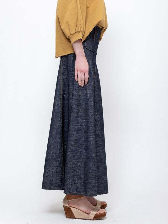  수잔 보머 롱 스커트 수잔느 보머 플랩 포켓 - SUSANNE BOMMER