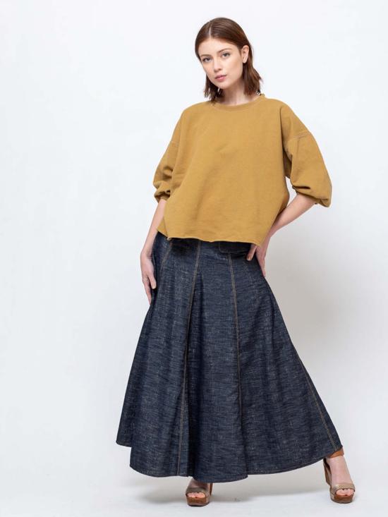  수잔 보머 롱 스커트 수잔느 보머 플랩 포켓 - SUSANNE BOMMER