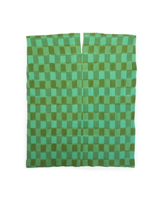  LWN 비치용품 Lwn Sello Caftan Handloom Ikat Coverup Jade - LWN