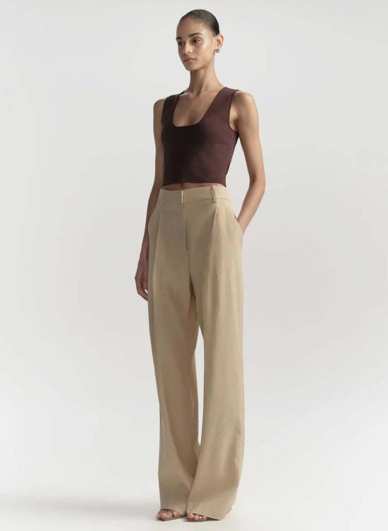  에이엘씨 블라우스 A.L.C. 세라 컴팩트 니트 탑 - A.L.C.