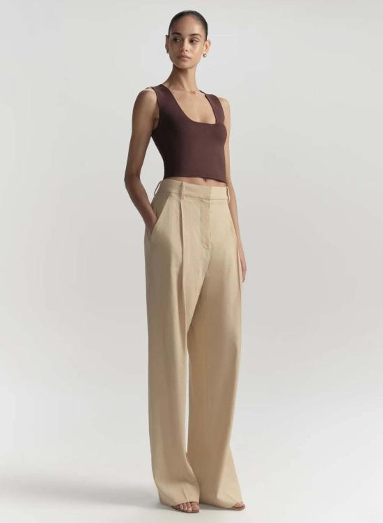  에이엘씨 블라우스 A.L.C. 세라 컴팩트 니트 탑 - A.L.C.