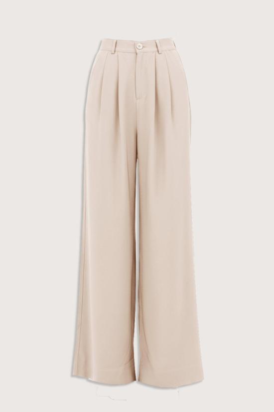  논살란트 레이블 스트레이트 팬츠 무심한 라벨 파비 팬츠 오트