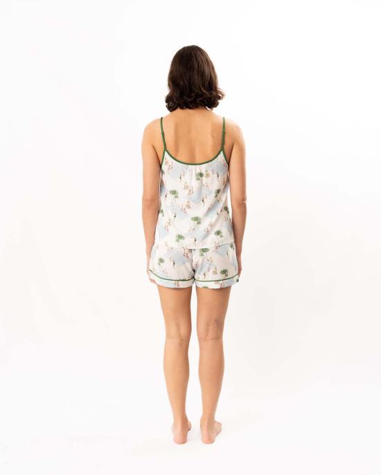  케이티 키메 캐미솔 Katie Kime Palm Courts 캐미 쇼츠 세트 Palm Courts - KATIE KIME