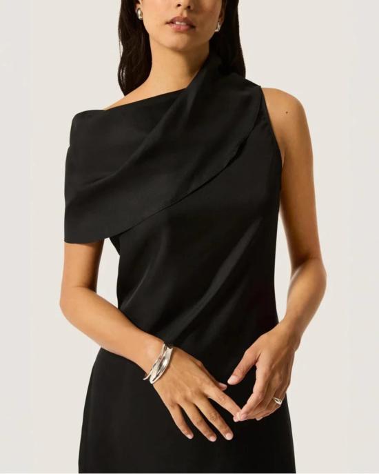  아르젠트 미디 원피스 SS26 0473 BLACK - ARGENT