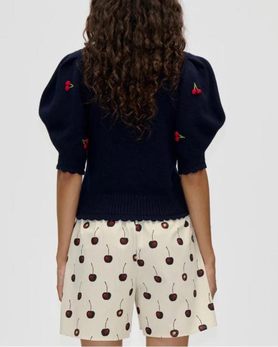  스티네 고야 가디건 스틴 고야 보블 니트 폴로  블루 - STINE GOYA