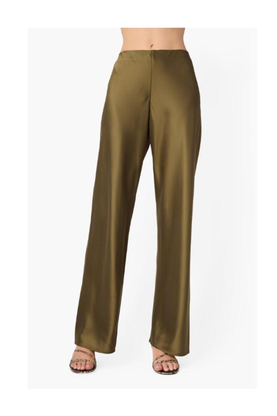  카미 뉴욕 스트레이트 팬츠 Cami Nyc Bristol Mid Rise Pant In Grove Pants Bronze