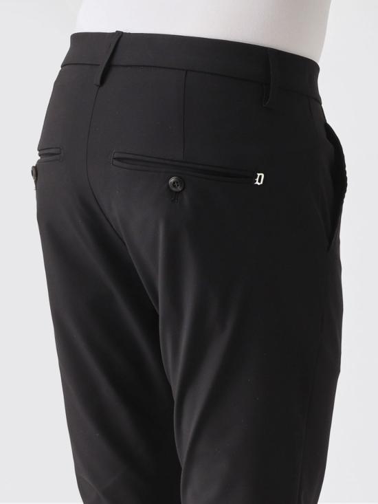 26SS 돈답 스트레이트 팬츠 UP518OS0112U002 999 Black - DONDUP