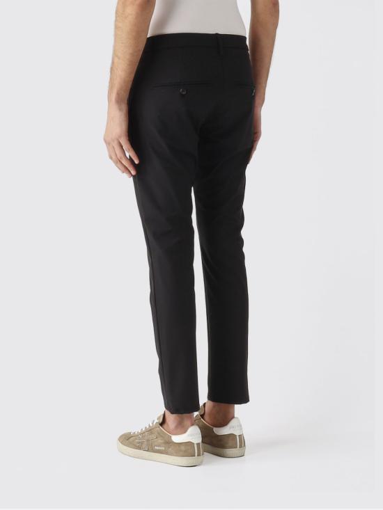 26SS 돈답 스트레이트 팬츠 UP518OS0112U002 999 Black - DONDUP