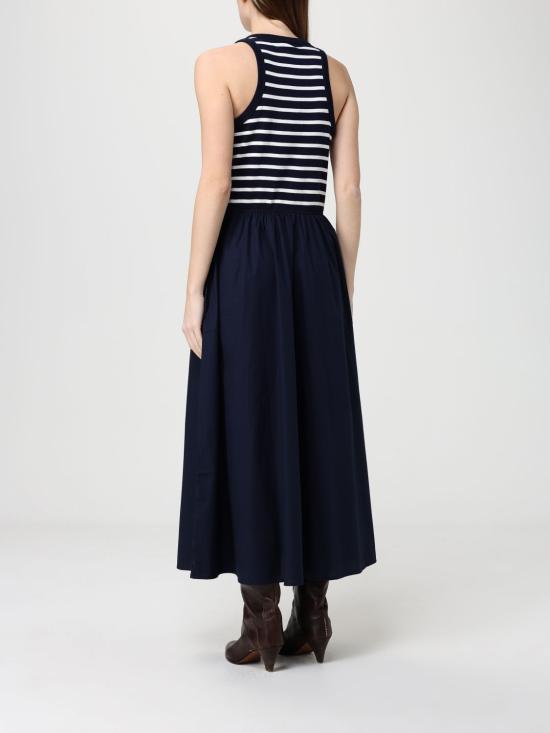 26SS 타미힐피거 롱 원피스 WW0WW49628 0X3 Blue - TOMMY HILFIGER