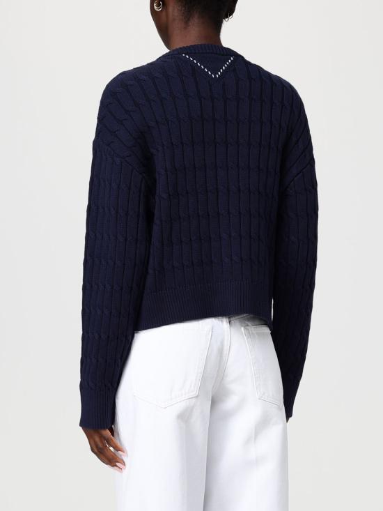 26SS 타미힐피거 스웨터 WW0WW48433 C1G Blue - TOMMY HILFIGER