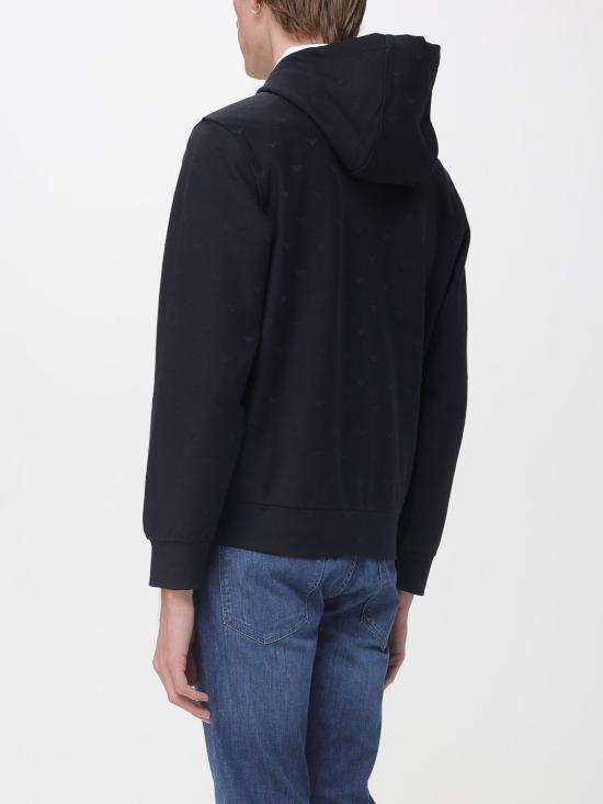 26SS 엠포리오 아르마니 후드 티셔츠 EM004867AF13700 FB469 Blue - EMPORIO ARMANI