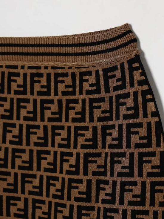 26SS [키즈] 펜디 스커트 JFG070AEYD F15B6 Orange - FENDI