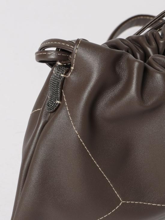 26SS 브루넬로 쿠치넬리 크로스백 MBIMD2808 C8279 Brown - BRUNELLO CUCINELLI