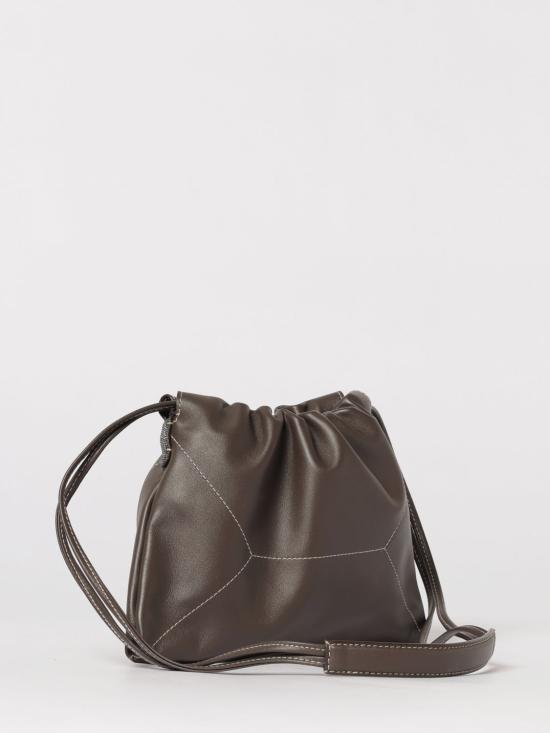 26SS 브루넬로 쿠치넬리 크로스백 MBIMD2808 C8279 Brown - BRUNELLO CUCINELLI