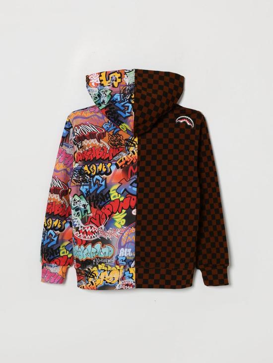 26SS [키즈] 스프레이그라운드 풀오버 SPY1437E MARRONE Brown - SPRAYGROUND