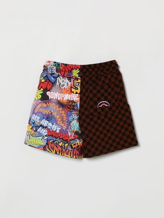 26SS [키즈] 스프레이그라운드 쇼츠/버뮤다 SPY1448E MARRONE Brown - SPRAYGROUND