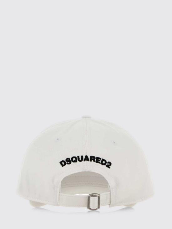 26SS 디스퀘어드2 모자 BCM099605C00001 1062 White - DSQUARED2