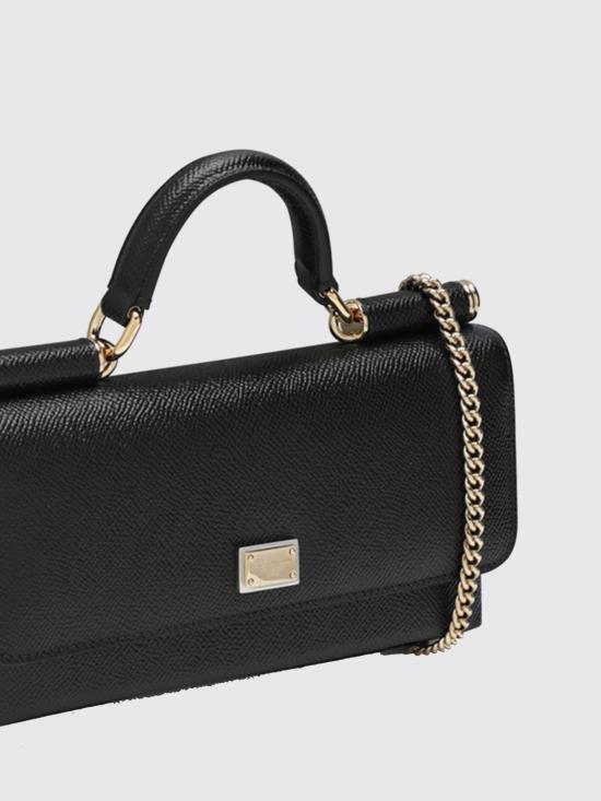 26SS 돌체앤가바나 Dauphine-print calfskin 미니백 BI3280A1001 80999 Black - DOLCE & GABBANA