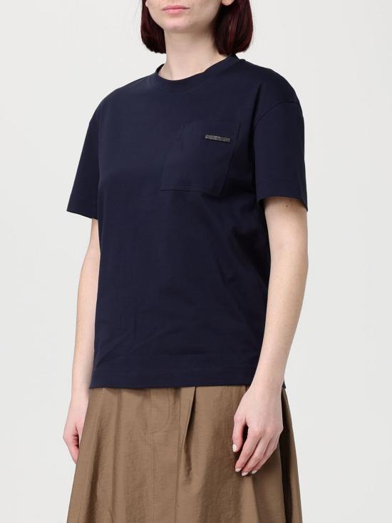 26SS 브루넬로 쿠치넬리 반팔 티셔츠 M0T81EC710 C4224 Blue - BRUNELLO CUCINELLI