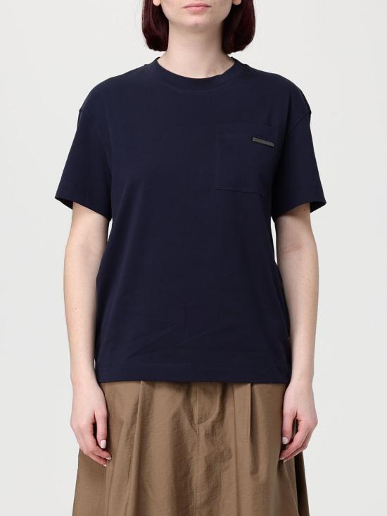 26SS 브루넬로 쿠치넬리 반팔 티셔츠 M0T81EC710 C4224 Blue