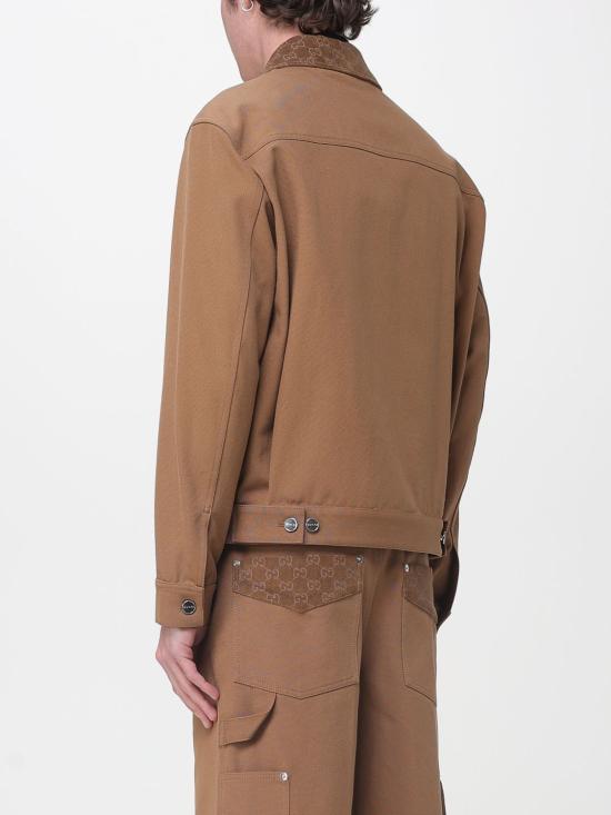 26SS 구찌 GG 디테일 집업 자켓 854304ZAUJI 2630 Camel - GUCCI