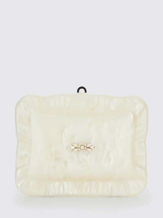 26SS 시몬로샤 토트백 BAG220B0773 PEARL White