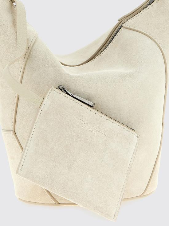 26SS 브루넬로 쿠치넬리 숄더백 MBDLD2778 C8905 Ivory - BRUNELLO CUCINELLI