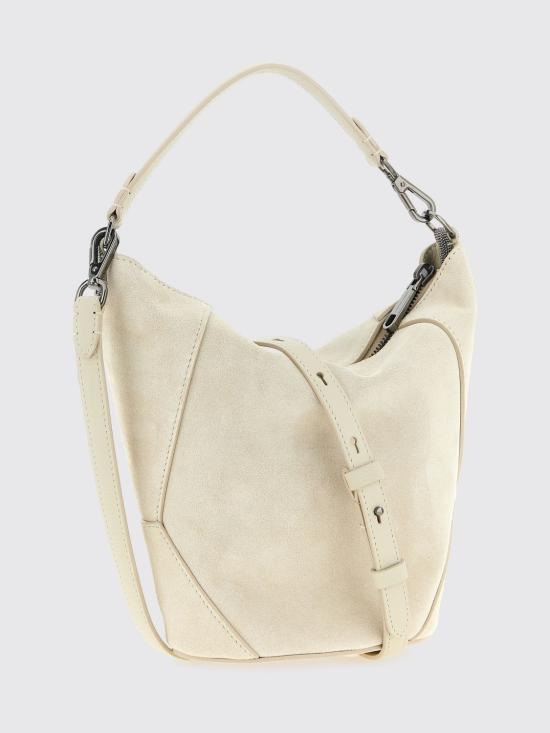 26SS 브루넬로 쿠치넬리 숄더백 MBDLD2778 C8905 Ivory - BRUNELLO CUCINELLI