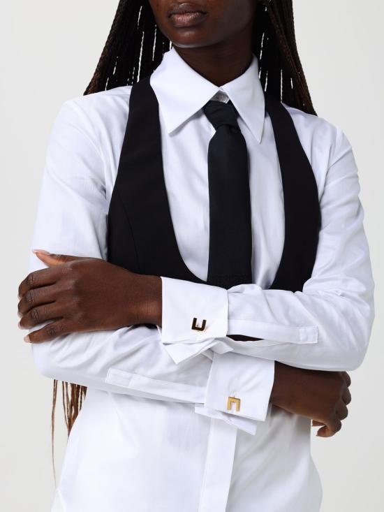 26SS 엘리자베타프랜치 셔츠 CA14261E2 221 White - ELISABETTA FRANCHI