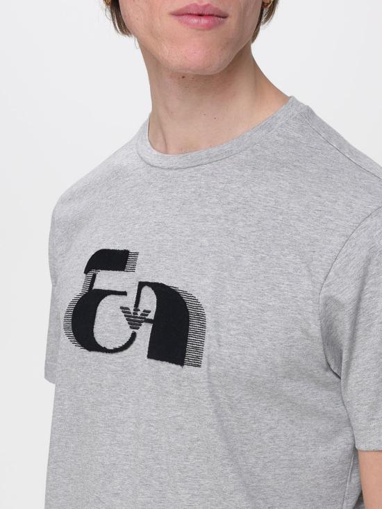 26SS 엠포리오 아르마니 반팔 티셔츠 EM004760AF14795 F8004 Grey - EMPORIO ARMANI