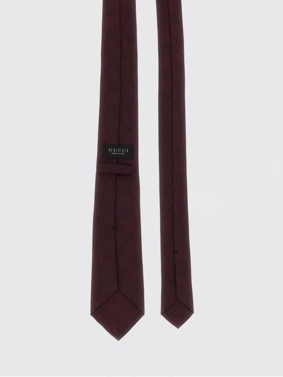 26SS 구찌 넥타이 8612994E600 6100 Burgundy - GUCCI