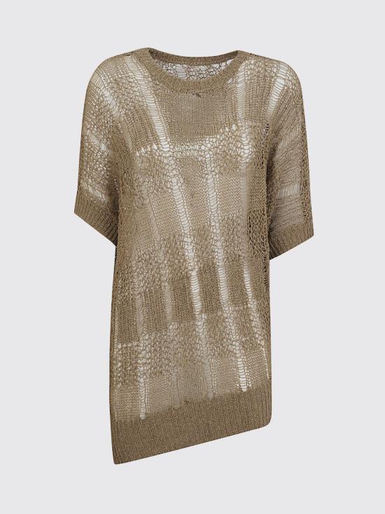 26SS 요지 야마모토 스웨터 YQK05681 1 Brown - YOHJI YAMAMOTO