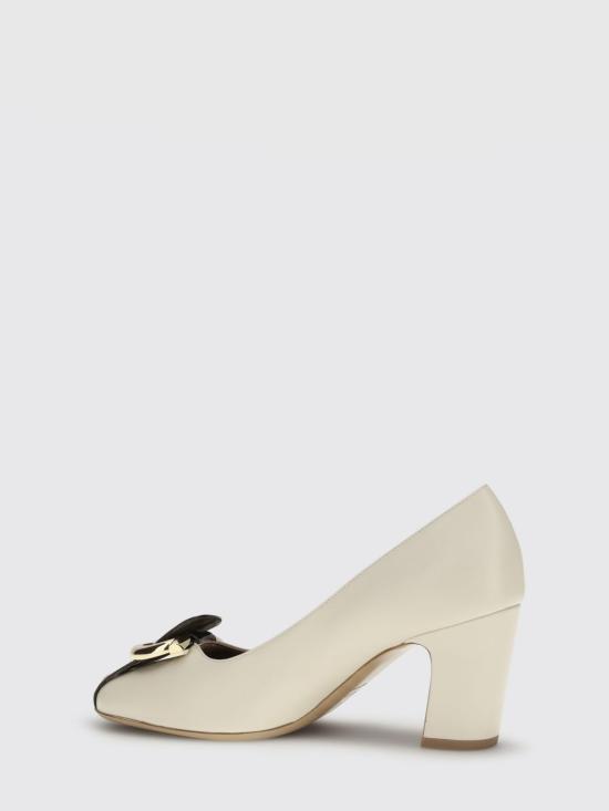 26SS 살바토레 페라가모 힐/펌프스 790021 004 Cream - SALVATORE FERRAGAMO