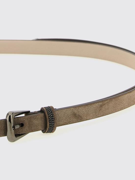 26SS 브루넬로 쿠치넬리 레귤러 벨트 M0DELC149 C8769 Brown - BRUNELLO CUCINELLI