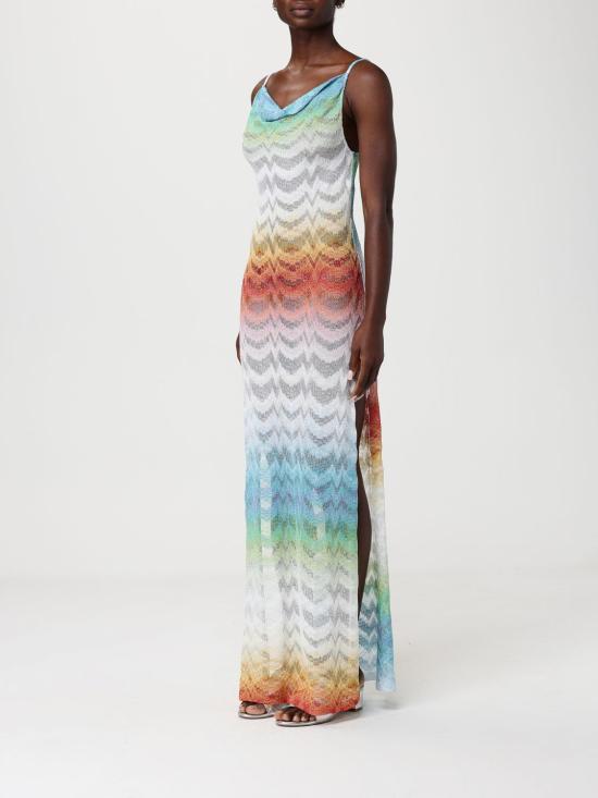 26SS 미소니 롱 원피스 MC26SQ02BR014H SM9X1 Multicolor - MISSONI