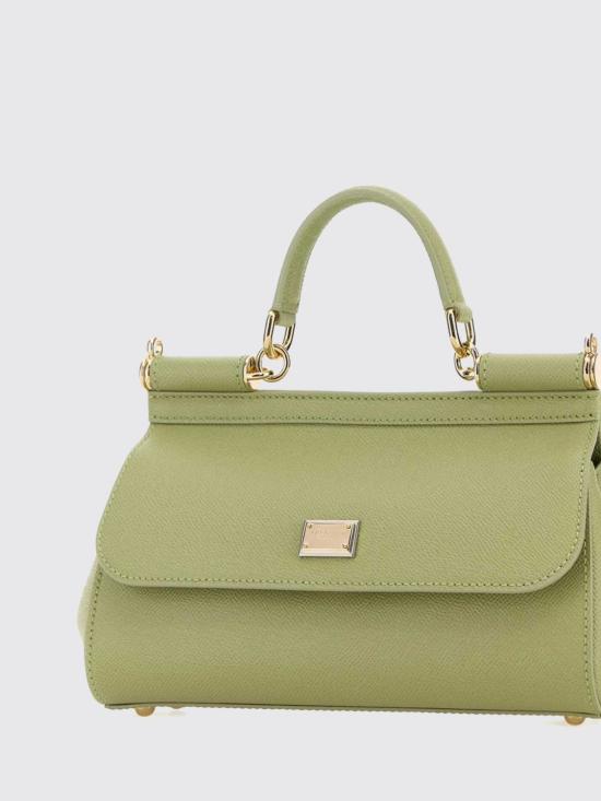 26SS 돌체앤가바나 미디움 시실리 핸드백 BB7652B1001 80527 Sage - DOLCE & GABBANA