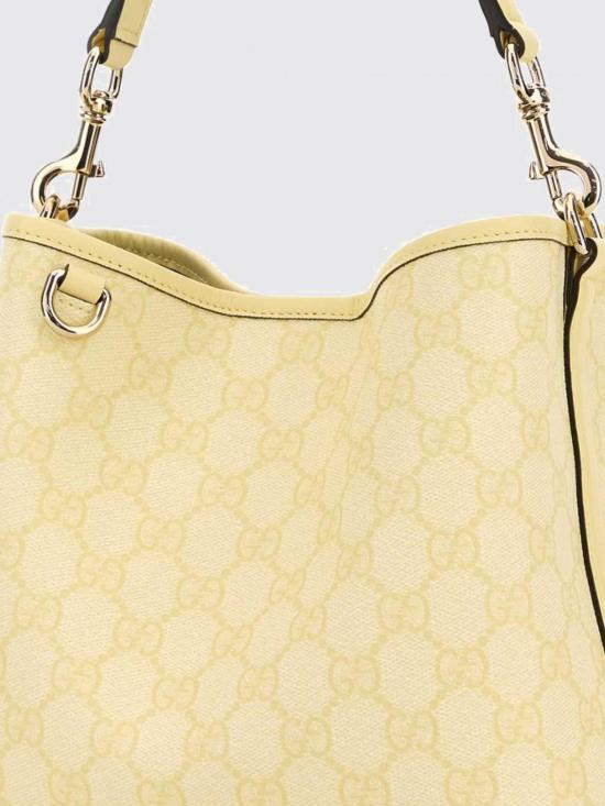 26SS 구찌 GG 엠블럼 스몰 버킷백 815118FAD6L 7546 Yellow - GUCCI