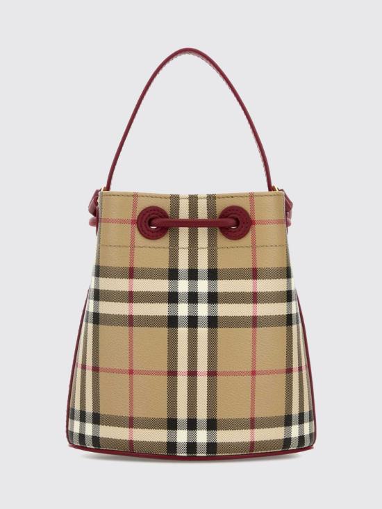 26SS 버버리 미니 체크 버킷백 8116284 Beige - BURBERRY