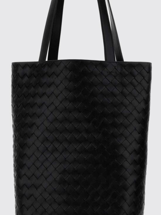 26SS 보테가베네타 스몰 인트레치아토 토트백 729227V2HL1 8803 Black - BOTTEGA VENETA