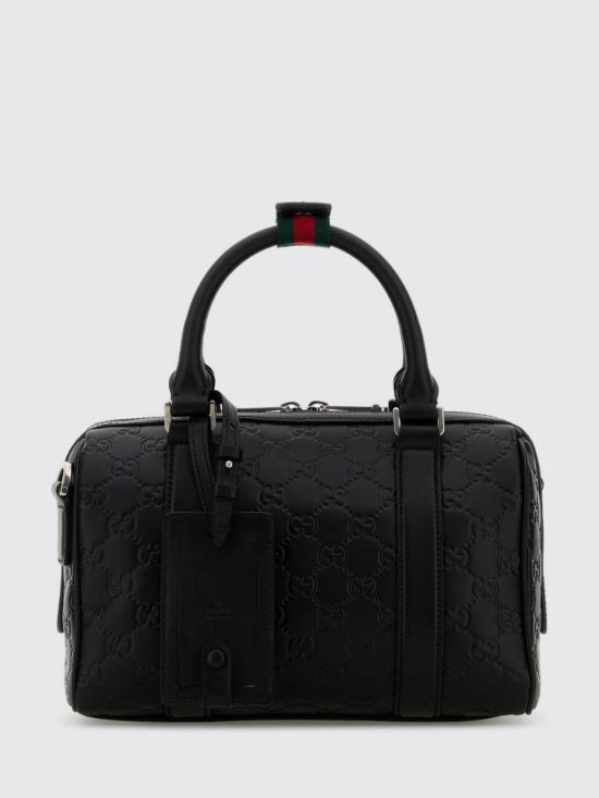 26SS 구찌 GG 엠블럼 스몰 더플백 855789AAFOM 1053 Black