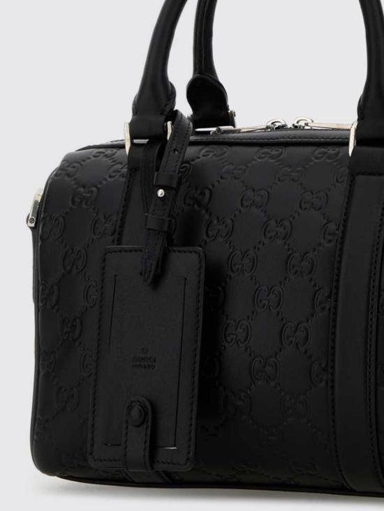 26SS 구찌 GG 엠블럼 스몰 더플백 855789AAFOM 1053 Black - GUCCI