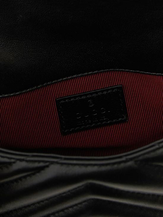 26SS 구찌 GG 마몽 미니 숄더백 841290AAFAX 1000 Black - GUCCI