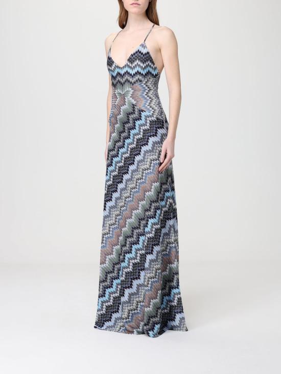 26SS 미소니 롱 원피스 DS26SG29BR014T S91RM Sky Blue - MISSONI