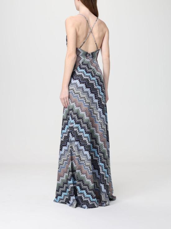 26SS 미소니 롱 원피스 DS26SG29BR014T S91RM Sky Blue - MISSONI