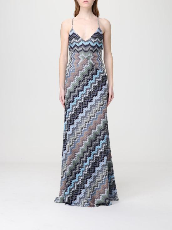 26SS 미소니 롱 원피스 DS26SG29BR014T S91RM Sky Blue