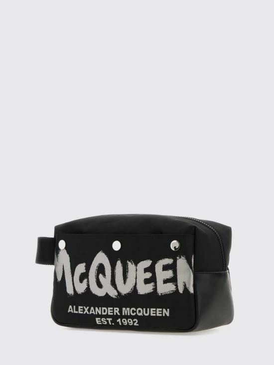 26SS 알렉산더 맥퀸 뷰티 케이스 7917731AAS3 1095 Black - ALEXANDER MCQUEEN